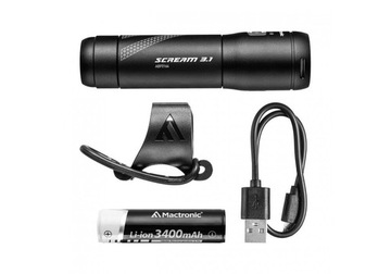 Lampka rowerowa przód Mactronic Scream 3.1 ABF0167 2024 NOWA USB-C 1000lm