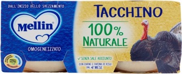 Mellin Tacchino 80gr X2 obiadek z indyka