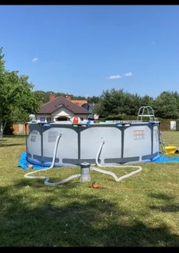 BESTWAY САДОВЫЙ КАРКАСНЫЙ БАССЕЙН 366x100см НАБОР ЛЕСТНИЦЫ 11в1 ФИЛЬТР НАСОСА