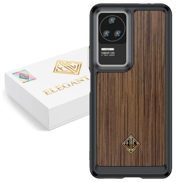 Pouzdro Pro Xiaomi Poco F4 Kryt Luxusní Přírodní Dřevo Originální