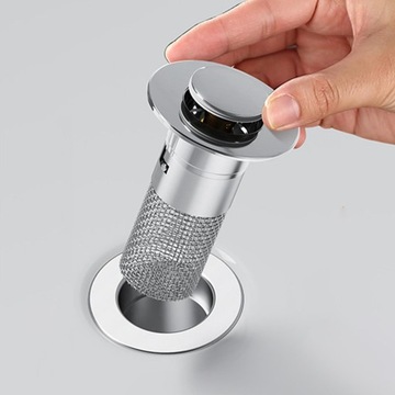 Push Type Basin Bound Drain Filter Anti PP core