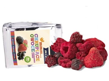 MIXIT CHRUPIĄCA MIESZANKA LEŚNA MALINY JEŻYNY OWOCE LIOFILIZOWANE 20g