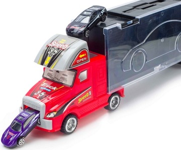 TRUCK CIĘŻARÓWKA LAWETA TRANSPORTER 6 AUTEK WALIZKA