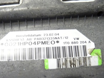 AIRBAG ULOŽENÍ VZDUCHOVÁ SPOLUJEZDCE PRAVÁ VW TOURAN I 1 1T 03-06 1T0880204A