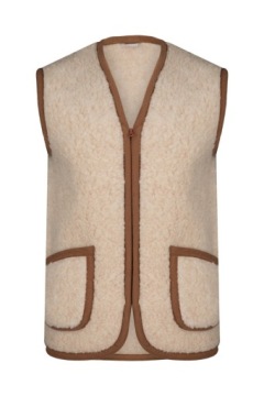 ЖИЛЕТ ШЕРСТЯНОЙ НА МОЛНИИ, МЕРИНО, размер М