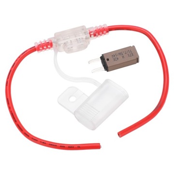 ДЕРЖАТЕЛЬ ПРЕДОХРАНИТЕЛЯ 12AWG ПРОЗРАЧНЫЙ