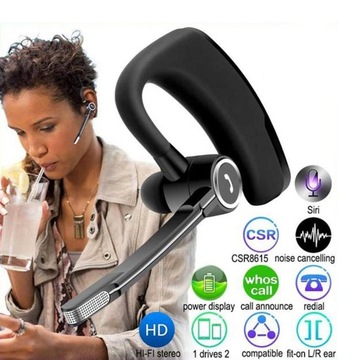 Наушник гарнитуры V4.1 с микрофоном и кнопкой отключения звука