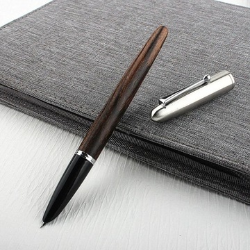 Роскошная деревянная авторучка, деревянные канцелярские принадлежности, школьные принадлежности, каллиграфия