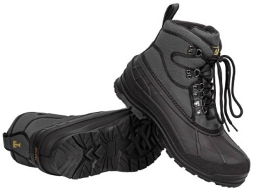 ИЗОЛИРОВАННЫЕ ЗИМНИЕ БОТИНКИ ДЛЯ РЫБАЛКИ TRAPER Black 45