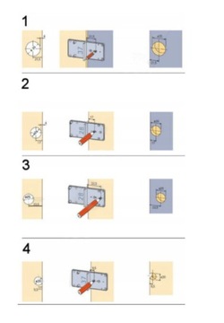 Шаблон для маркировки отверстий Hettich MultiBlue
