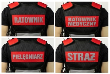 Жилет парамедика RED MESH LOGO I