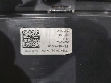 MASKA MŘÍŽKA VW TOUAREG 760 R-LINE 760853651L