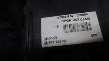 CITROEN C4 GRAND PICASSO 1.6 HDI 09R MODUL AKUMULÁTORU 9665794680