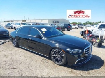 Mercedes Klasa S W223/V223 2021 Mercedes-Benz Klasa S 580, 2021r., 4x4, 4.0L 4.0 Benzyna 496KM