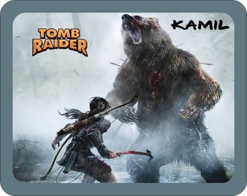 Podkładka pod mysz TOMB RAIDER imię WYBÓR