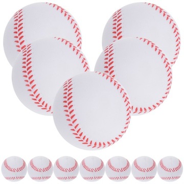 12 шт. БЕЙСБОЛЬНЫЕ МЯЧИ ДЛЯ ТРЕНИРОВОК МАЛЕНЬКИЕ ГИБКИЕ БЕЙСБОЛЬНЫЕ МЯЧИ ДЛЯ ЮНЫХ ВЗРОСЛЫХ ИГРОВЫЕ