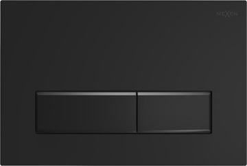 PRZYCISK WC FENIX 09 do GEBERIT UP320 CZARNY MATOWY