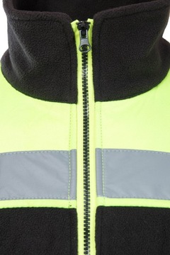 ФЛИСОВАЯ СВИТШОТА WORK СВЕТООТРАЖАЮЩАЯ КУРТКА 4XL