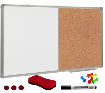 Tablica Combi magnetyczna korkowa 150x100 cm