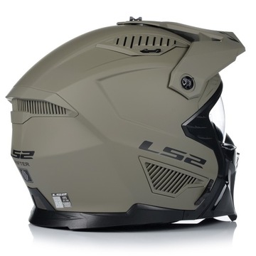 МОТОЦИКЛЬНЫЙ ШЛЕМ 4в1 LS2 OF606 ПЕСОК СЪЕМНЫЙ ВИЗОР + 2x СТЕКЛА L