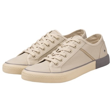 Klasyczne męskie trampki z nitami kremowe V2 OM-FOTL-0147 41