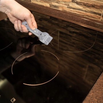 СКРЕБОК ДЛЯ ИНДУКЦИОННОЙ ПЛИТЫ с 5 лезвиями для чистки варочной панели