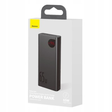 PowerBank Baseus Adaman 20000 мАч PD QC 3.0 65 Вт