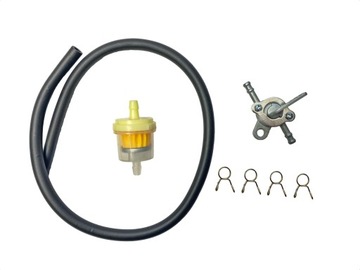 Kranik filtr przewód paliwa uniwersalny zestaw ATV