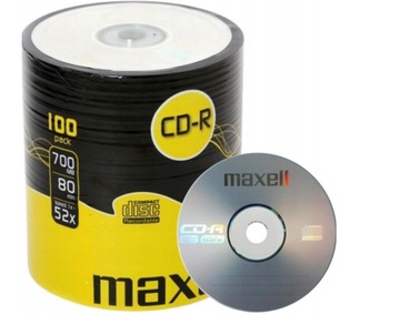 Płyta CD Maxell CD-R 700 MB 100 szt.