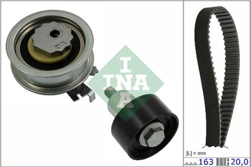 КОМПЛЕКТ РЕМНЯ ГРМ INA 530 0592 10