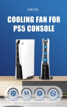 ОХЛАЖДАЮЩИЙ ВЕНТИЛЯТОР С USB-ПОРТОМ ДЛЯ PS5