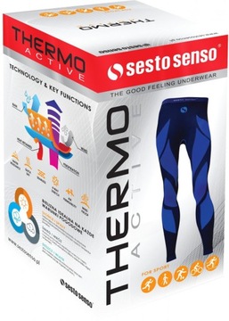 Мужские брюки THERMOACTIVE, теплые термолодочки SESTO SENSO - S