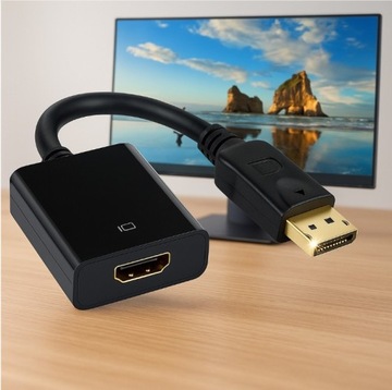 Кабель-адаптер DisplayPort-HDMI DP, конвертер Anytech длиной до 25 см