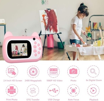 Мини-термопринтер и цифровая камера Drukuś для детей