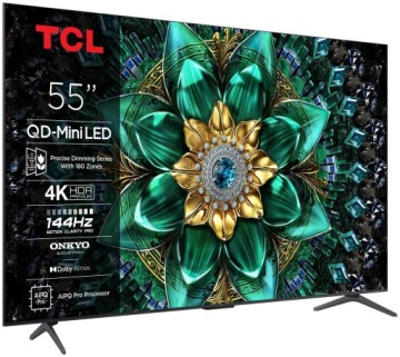 TCL 55Q6C 4K UHD Google TV 55-дюймовый QD-Mini LED телевизор черный