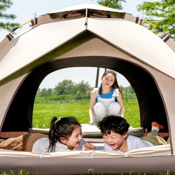 САМОБОРУДОВАННАЯ АВТОМАТИЧЕСКАЯ ТУРИСТИЧЕСКАЯ ПАЛАТКА НА 2-3 ЧЕЛОВЕКА КЕМПИНГОВАЯ ПАЛАТКА