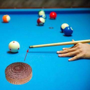 Наконечник кия для игры в бильярдный пул, снукер, коричневый