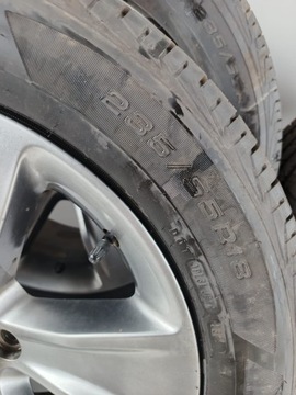 DODGE CHALLENGER 2015+ RÁFKY 18 PALCŮ 235/55 R18 MULTISEZONNÍ NOVÉ PNEUMATIKY