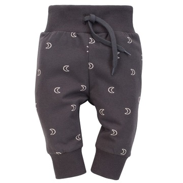 Legginsy grafitowe w księżyce DREAMER r 80 PINOKIO