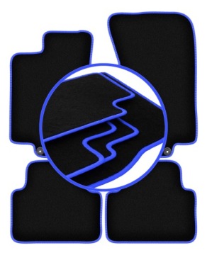 Koberce do auta Blue pro: Jaguar Xj VII sedan 2002-2009