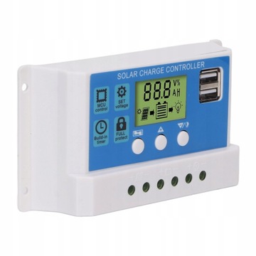 REGULATOR ŁADOWANIA 12V 24V KONTROLER SOLARNY