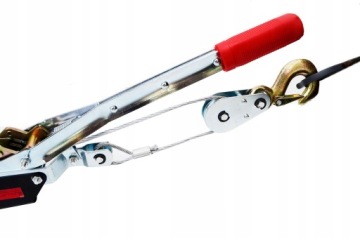 ЛЕБЕДКА РУЧНАЯ ТРОСОВАЯ 4Т 4000кг 3 крюка