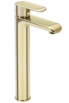 Смеситель для умывальника BLOOM Low Gold - REA