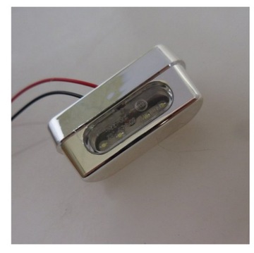 СВЕТОДИОДНАЯ ПОДСВЕТКА НОМЕРНОГО ЗНАКА ДЛЯ МОТОЦИКЛА ХРОМ