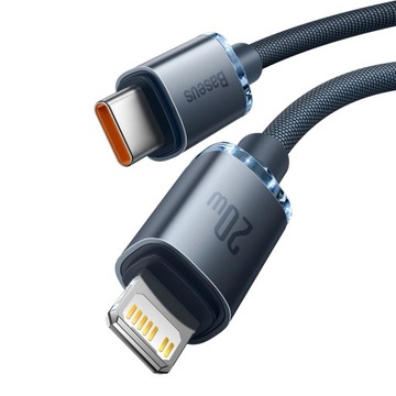 BASEUS FAST USB-C — КАБЕЛЬ Lightning 20 Вт, ПРОЧНАЯ ПЛЕТЕКА, 2 м