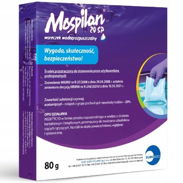 MOSPILAN NA MSZYCE SZKODNIK WARZYW OWOCÓW 2x 80G