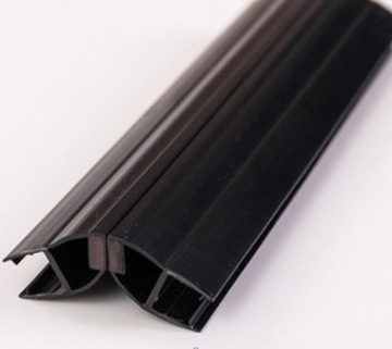 Uszczelka magnetyczna do półokrągłej kabiny prysznicowej 6mm Czarna 190cm