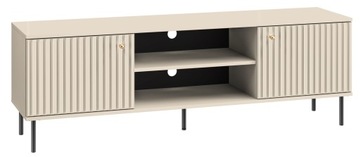 Szafka rtv stolik pod telewizor z szafkami na nóżkach SOPHIE 06 CASHMERE