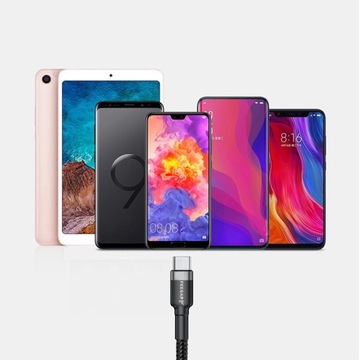 Кабель Feegar USB TYPE-C QC 3.0, 5A, нейлоновый кабель