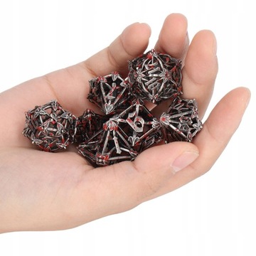 НАБОР КУБИКОВ DICE MACABRE DND RPG, 7 ШТ.